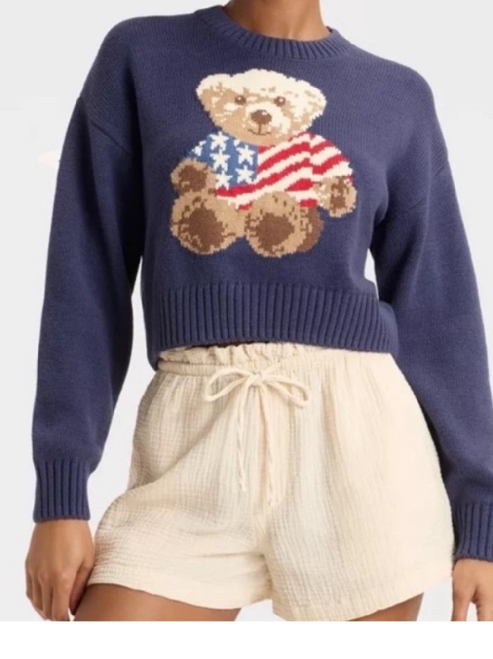 grayson threads american flag bear sweater